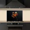Orchidee - Doorzichtig - Bloem keuken achterwand spatscherm klein -sfeer1