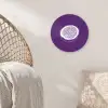 Passievrucht - Zaadjes - Paars - Minimalistisch Wandcirkel kunststof plaat 5mm dik klein -sfeer5