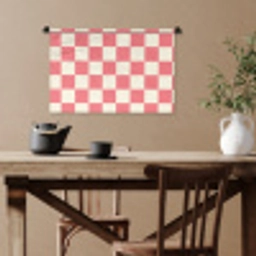 Traditioneel - Patroon - Roze Wandkleed katoen klein 269 -sfeer6