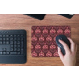 Bloemen - Waaier - Paars muismat rubber klein 262 -toetsenbord