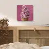 Softijs - Edelstenen - Roze - Hoorntje plexiglas 5mm klein -sfeer4