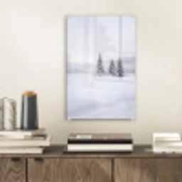 Fijnsparren - Sneeuw - Winter - Landschap - Stilte plexiglas 5mm klein -sfeer1