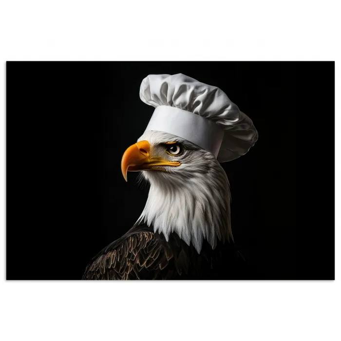 Arend -Amerika - Koksmuts - Vogel - Stoer poster papier klein -3d