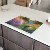 Tuinhuisje - Blauw - Bloemen Inductie beschermer vinyl 3mm klein -sfeer8