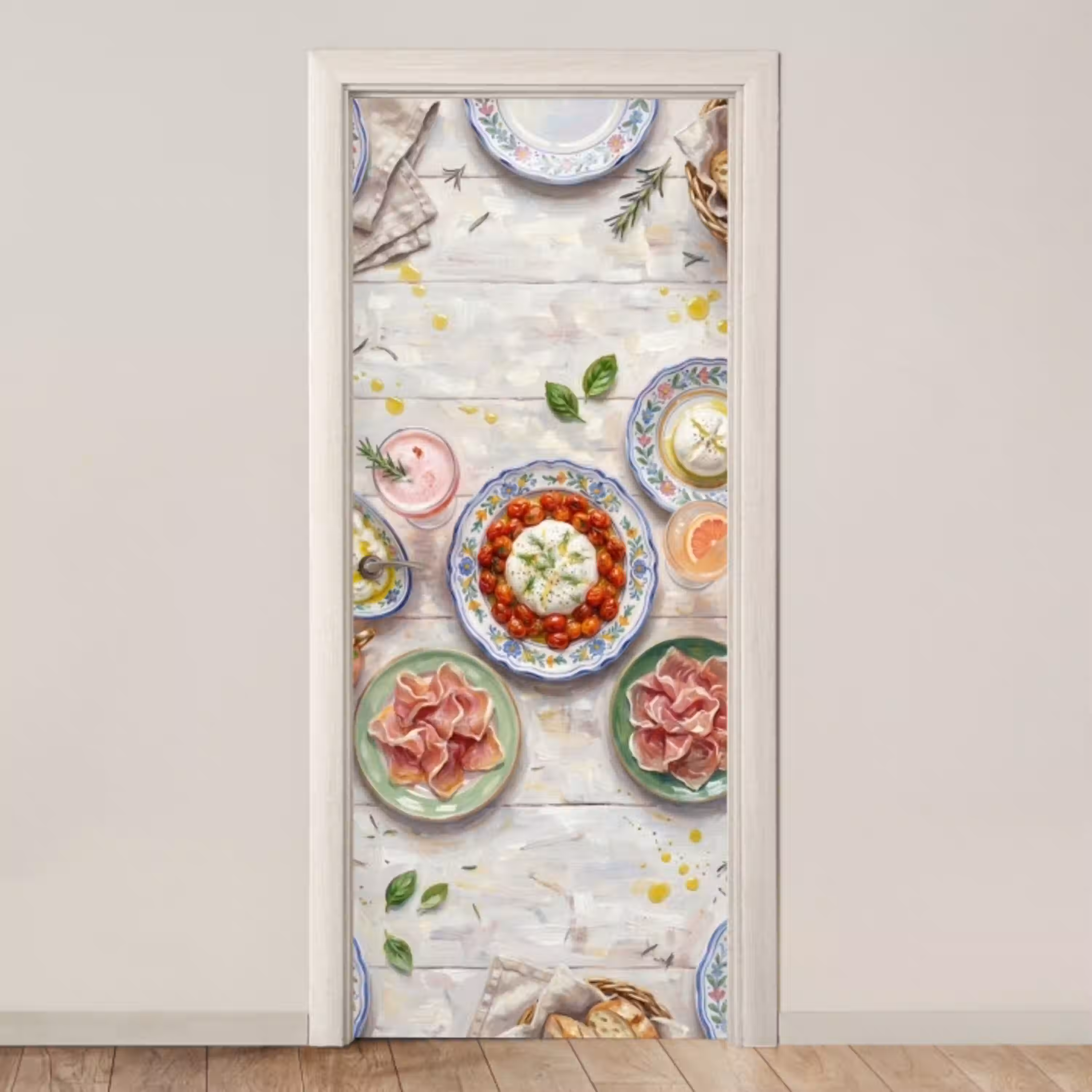 Eten - Tafel - Divers - Modern deurposter klein -3d_beige