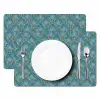 Symmetrisch - Patroon - Blauw Placemat vinyl groot 368 -zzsfeer2_Kitchenyeah-website