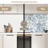 Bloemen - Abstract - Patroon keuken achterwand 2 middel 871 -voor-na2_NL