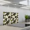 Donker - Groen - Camouflage - Schilderachtig keuken achterwand spatscherm klein 900 -3d_schuin