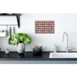 Vintage - Retro - Kleurrijk Muursticker klein 286 -keuken