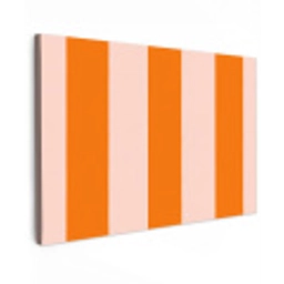 Strepen - Modern - Oranje Tuinposter op houten frame 2 cm dik klein 845 -3d