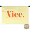 Nice - Oranje - Geel - Minimalistisch Wandkleed katoen klein -t3d_DE