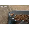 Wereldkaart - Koffie - Grijs Placemat vinyl groot -closeup