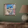 Doorkijk - Santorini - Landschap - Blauw - Grieks plexiglas 5mm klein -sfeer3