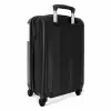 Aquarel paard met kleurrijke spatten NBS - Handbagage koffer - Kinderen Unisex middel -achterkant