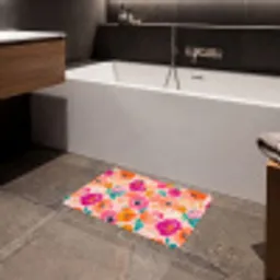 Bloesems - Vrolijk - Kleurrijk Badmat klein 997 -sfeer3