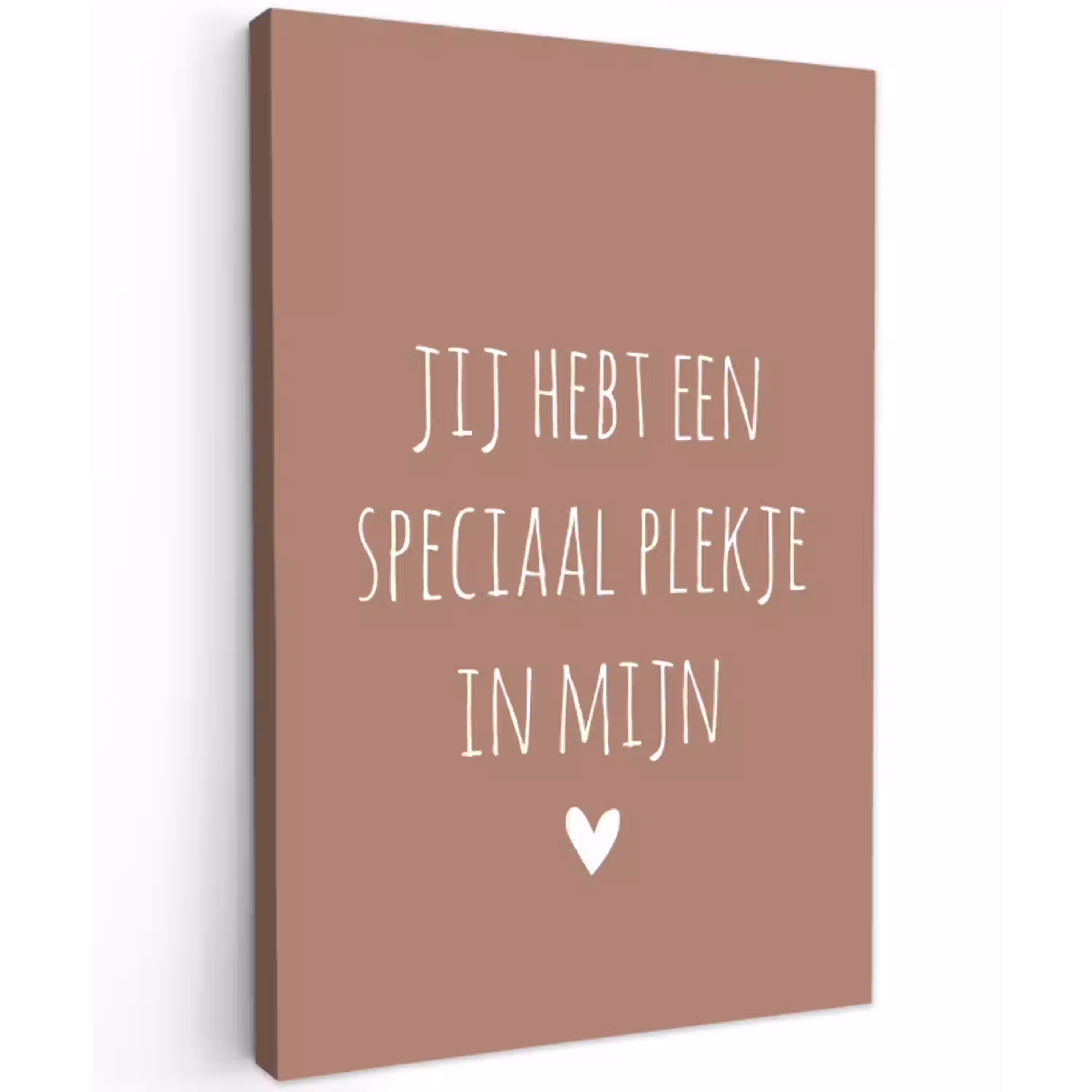 Spreuken - Quotes- Een speciaal plekje in mijn hart Tuinposter op houten frame 2 cm dik klein -3d