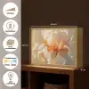 Close up - Oranje - Iris Light Box met batterij (Wandlamp) middel -USP_websiteoverzichtNL