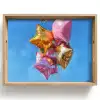 Ballonnen - Goud - Stervorm - Roze Dienblad Rechthoek middel -z3d_shopping