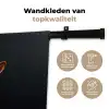Orchidee - Doorzichtig - Bloem Wandkleed katoen klein -sfeer2