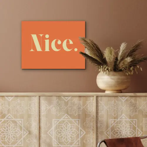 Oranje - Gebroken wit - Nice PET vilt klein -sfeer4
