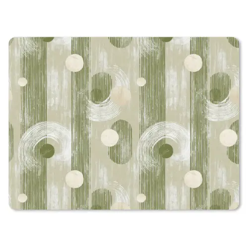Artistiek - Modern - Groen muismat rubber klein 262 -3d