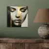 Ogen - Gezicht - Goud - Strepen aluminium wit klein -sfeer2