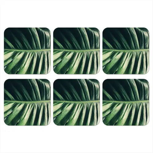 Tropisch - Inductie mat - Natuur - Inductie beschermer - Jungle onderzetter kurk middel -3d
