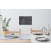Structuur - Beton - Grijs - Industrieel - Rustiek Muursticker klein -eettafel