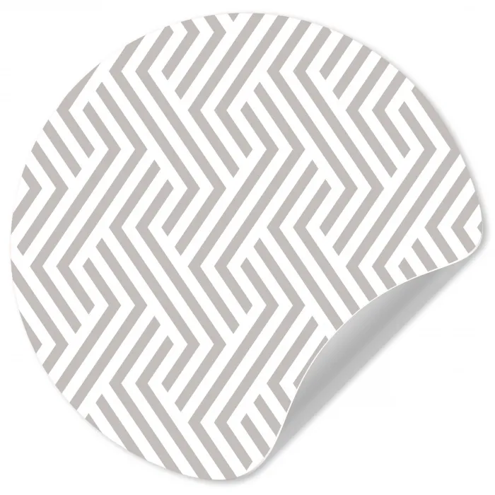 Grafisch - Patroon - Modern - Opvallend Wandcirkel behangsticker klein 186 -3d