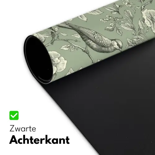 Klassiek - Botanisch - Groen Muismat XXL klein 681 -sfeer2