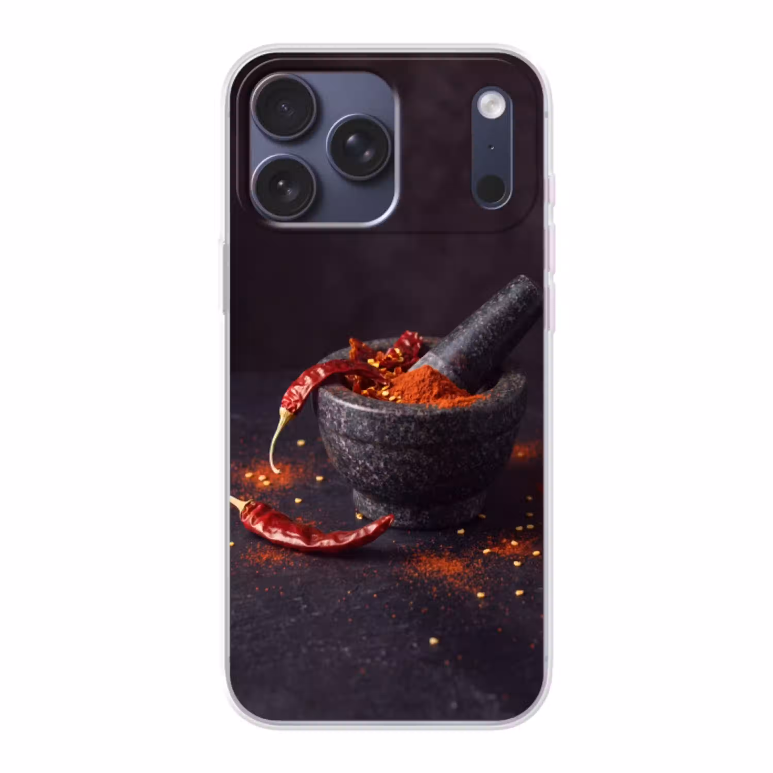Specerijen - Vijzel - Rood Telefoonhoesje iPhone 17 Pro Max klein -3d