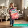 Abstracte golven Kinderkoffer - Roze klein -sfeer2_NL