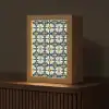 Motief - Tegel - Okergeel Light Box met kabel (Tafellamp) klein 925 -z3d_website