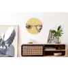 Klassiek - Kunst - Humor Wandcirkel aluminium klein -kantoor