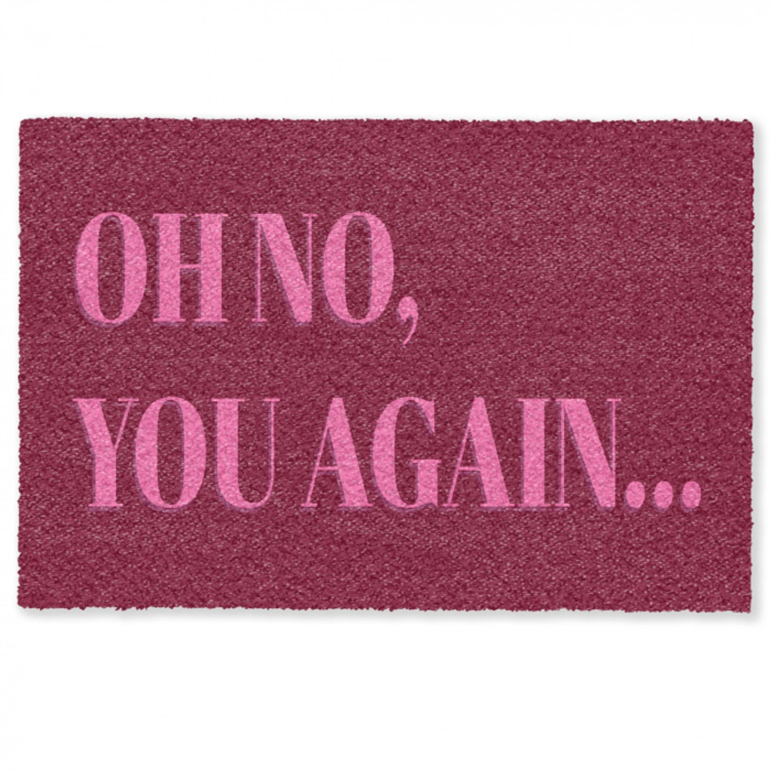 Quote - Bordeauxrood Deurmat klein -zkaufland3d