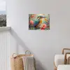 IJsvogel - Bloesem - Natuur - Vogels - Bloemen tuinposter los doek klein -sfeer8
