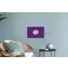 Passievrucht - Zaadjes - Paars - Minimalistisch Muursticker klein -plant