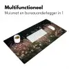 Hert - Wilde bloemen - Bos Muismat XXL klein -sfeer4