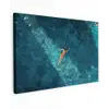 Vrouw - Water - Bikini - Oranje canvas 2cm klein -z3d