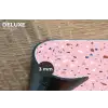Terrazzo -  Patroon - Kleurrijk - Roze Placemat vinyl groot 368 -closeup