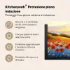 Klaproos - Bloemenveld - Kleurrijk Inductie beschermer vinyl 3mm middel -zzzzzzusp-haakje_IT