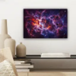 Space - Stars - Abstract - Colorful canvas 2cm klein -sfeer6