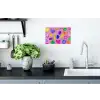 Edelstenen - Vormen - Hartje - Kleurrijk Muursticker klein -keuken