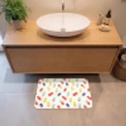 IJsjes - Speels - Kleurrijk Badmat klein 997 -sfeer1