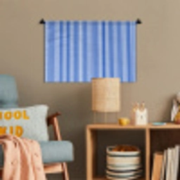 Klassiek - Strepen - Blauw Wandkleed katoen klein 269 -wsfeer4_kind