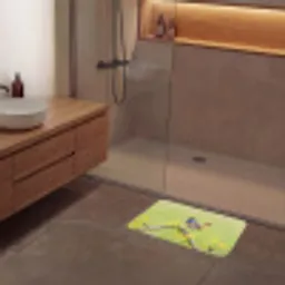 Vogel - Tak - Natuur - Kleurrijk Badmat klein -sfeer2