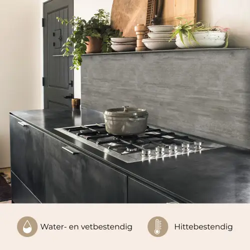 Patroon - Beton - Grijs keuken achterwand 2 middel 871 -usp_NL