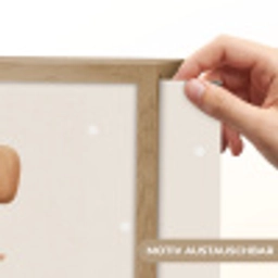 Hond - Pup - Beige - Stippen Light Box met batterij (Wandlamp kind) middel -USP_websiteprintDE
