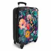 Kleurrijk - Bloemen - Kunst - Natuur - Hippie NBS - Handbagage koffer - Unisex middel -productfoto_3d