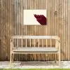 you go girl - 3D - Rood Tuinposter op houten frame 2 cm dik klein -sfeer4